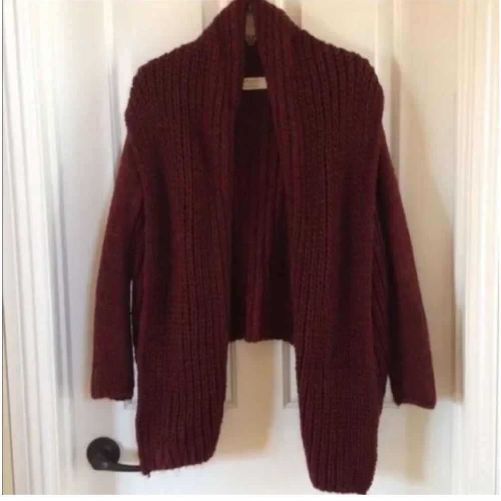Zara Burgundy Cardigan